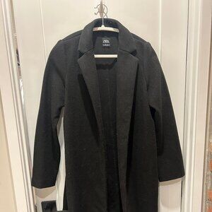 ZARA LONG BLACK COAT